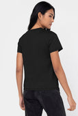 Relaxed Fit Vintage Women's T-shirt Black