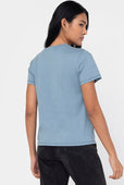 Relaxed Fit Vintage Women's T-shirt Blue