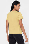 Relaxed Fit Vintage Women's T-shirt Yellow