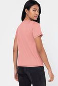 Relaxed Fit Vintage Women's T-shirt Pink