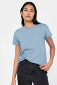 Relaxed Fit Vintage Women's T-shirt Blue