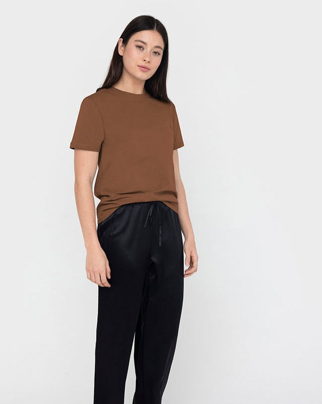 Relaxed Women&#39;s T-shirt Latte