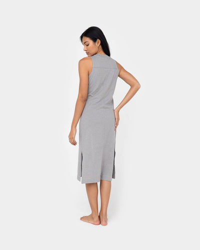 Relaxed Midi Muscle Dress