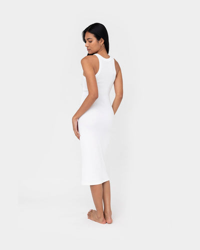 Rib Racer Tank Midi Dress