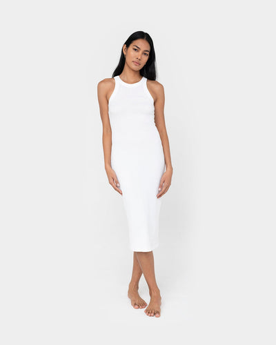 Rib Racer Tank Midi Dress