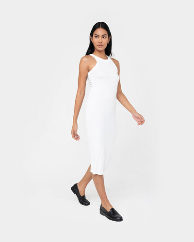 Rib Racer Tank Midi Dress