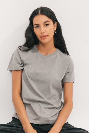 Relaxed Crew Neck T-shirt Bundle (Cappuccino)